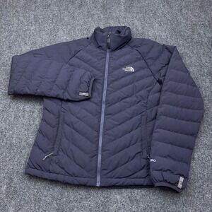 The North Face Aconcagua Jacket Women's M Blue/Purple 550 Down Puffer Full Zip